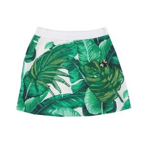 GORGEOUS DOLCE & GABBANA Green Leaf Skirt